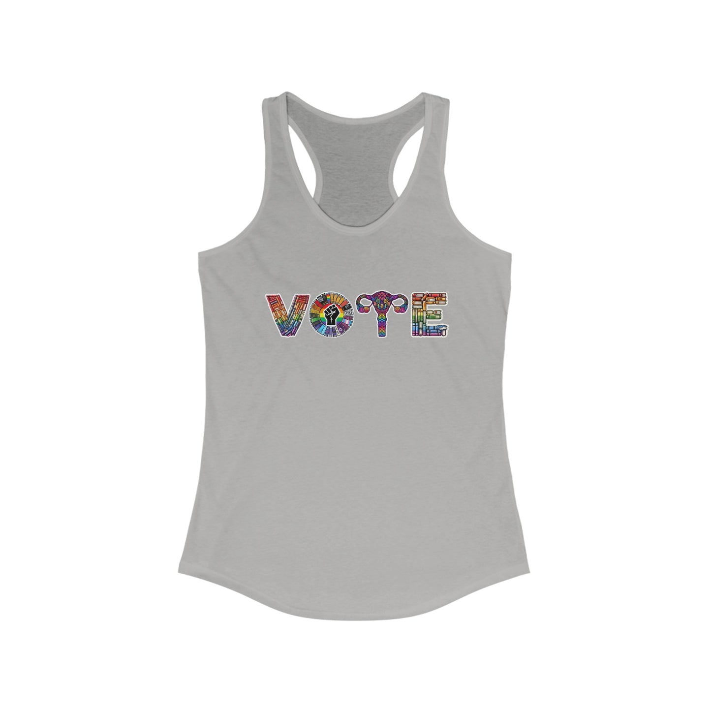 VOTE women’s unisex racer back tank