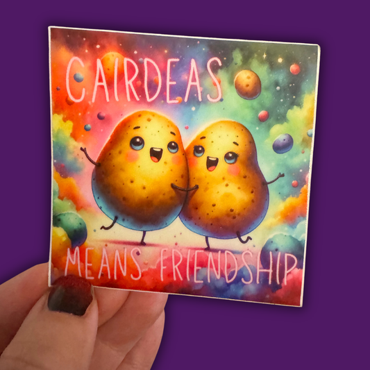 Cairdeas Means Friendship Sticker