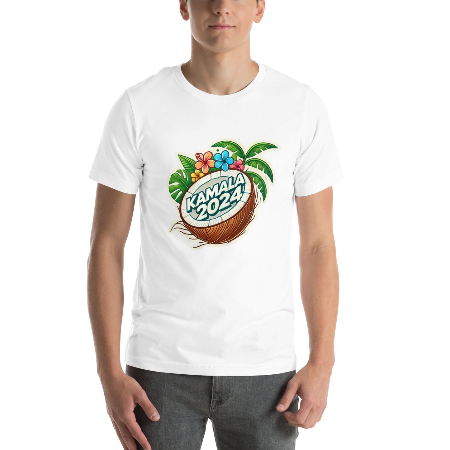 Kamala 2024 coconut tree unisex Tee